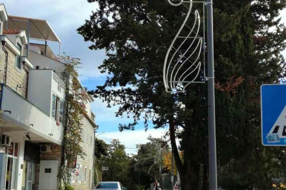 novogodišnja dekoracija, Herceg Novi, Foto: Slavica Kosić