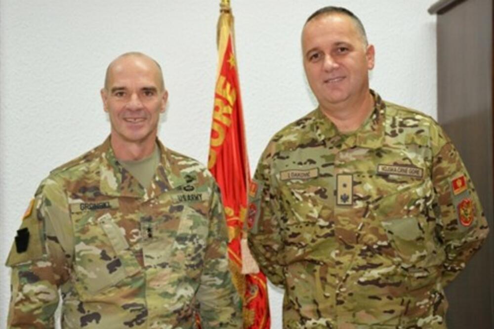 Džon GRonski, Ilija Daković, Foto: Ministarstvo odbrane Crne Gore