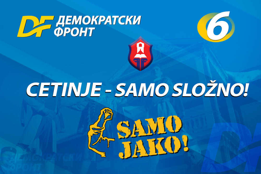 DF Cetinje logo, Foto: Demokratski front