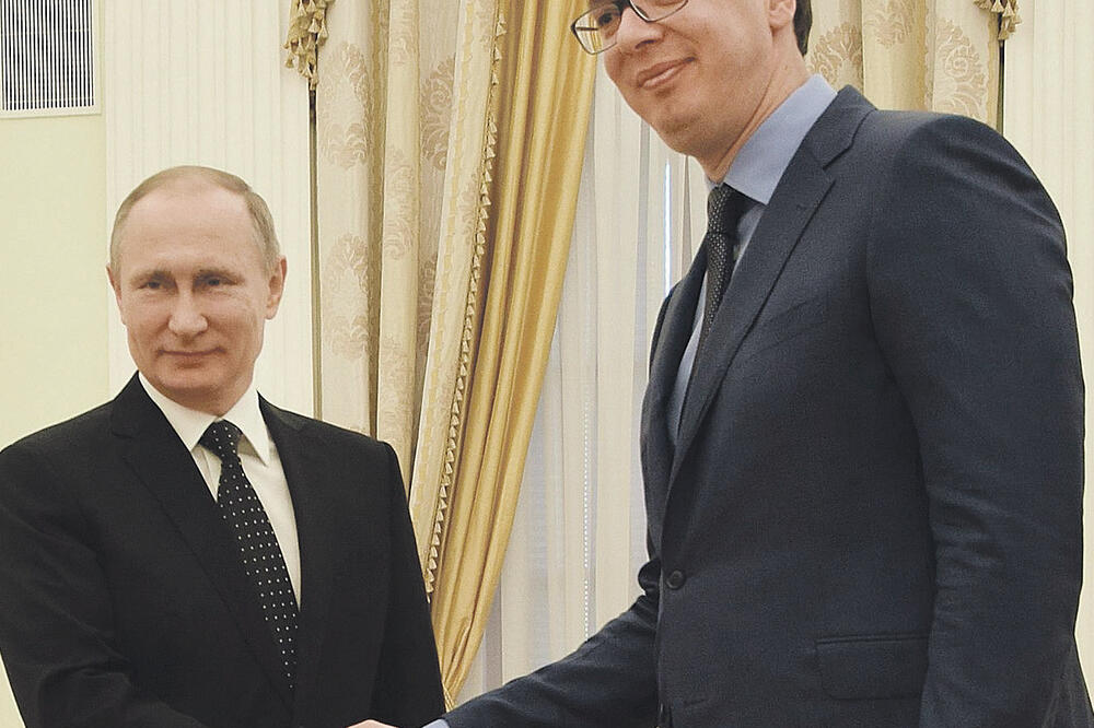Vladimir Putin, Aleksandar Vučić, Foto: Reuters