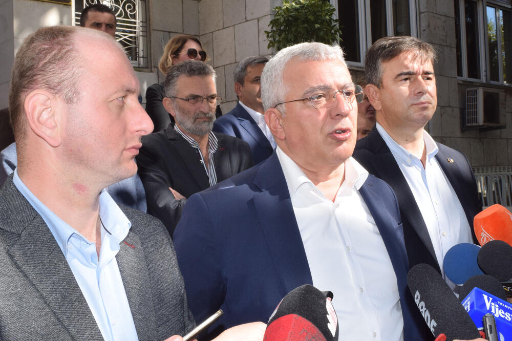 DF, Demokratski front, Andrija Mandić, Foto: Luka Zeković