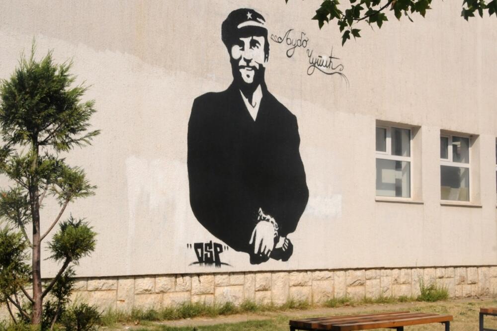 Ljubo Čupić, grafit, Foto: Luka Zeković