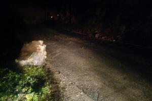 Nikšić: Odron pored Liverovićkog jezera