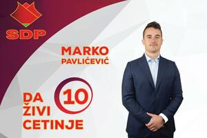 Pavlićević: Za SDP je prioritet zapošljavanje Cetinjana