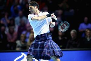 Federeru ovacije u Glazgovu: Igrao tenis u škotskoj "suknjici"