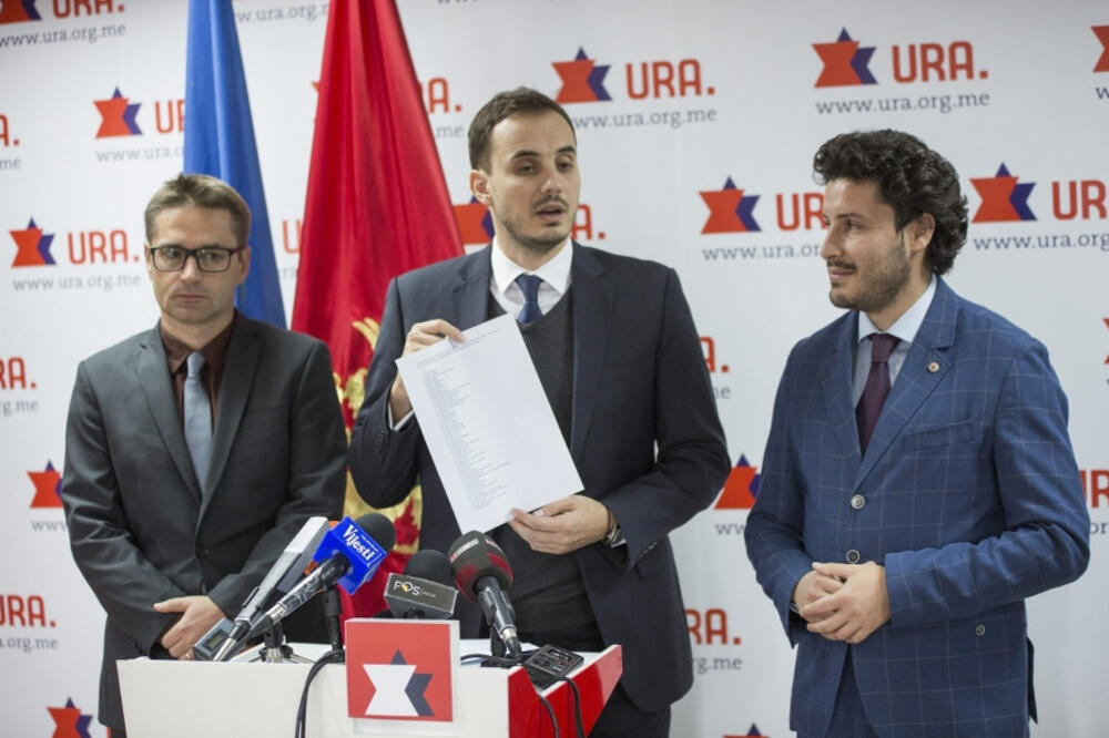 URA, Neđeljko Rudović, Dritan Abazović, Miloš Konatar, Foto: URA