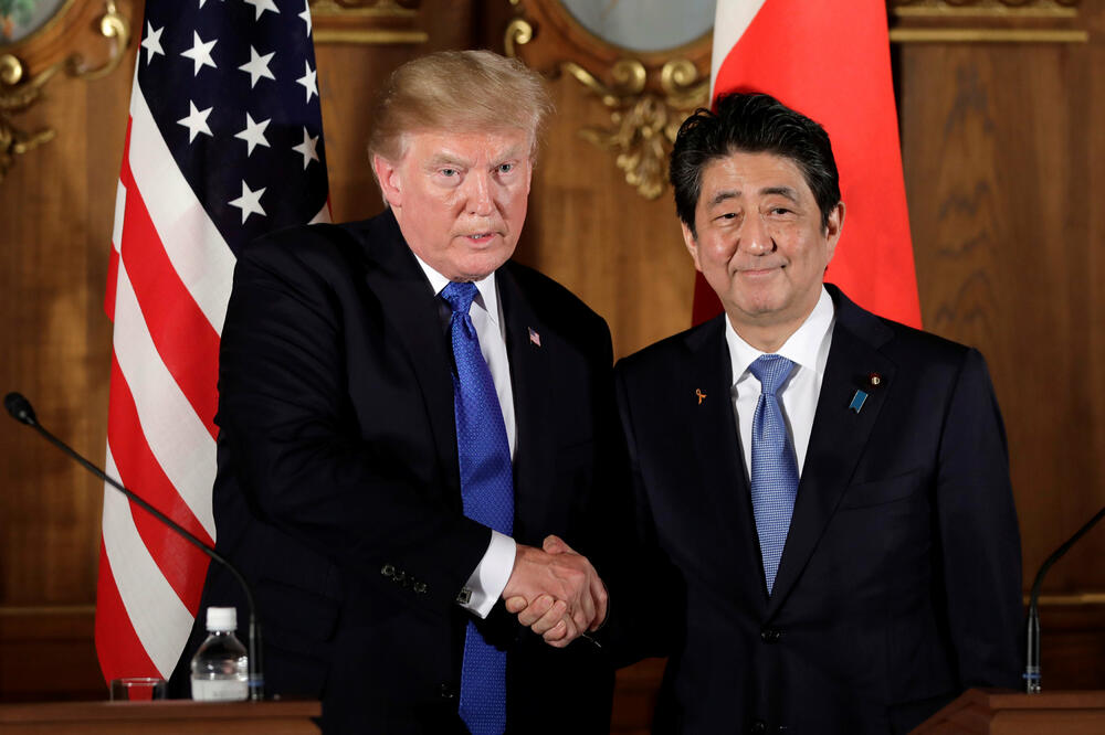Donald Tramp, Šinzo Abe, Foto: Reuters