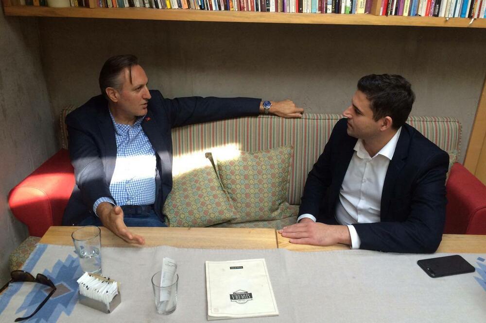 Ranko Krivokapić, Davor Bernardić, Foto: Sdp.co.me