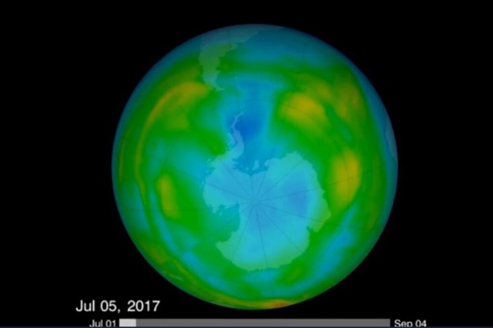 ozonska rupa, Foto: Screenshot (AP)