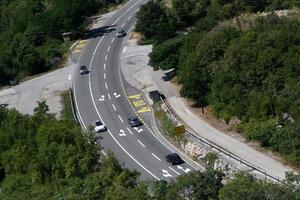 AMSCG: Zabrana saobraćaja na putu Cetinje - Budva