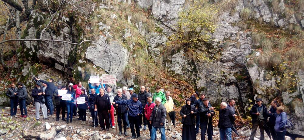 Moračka bistrica, protest