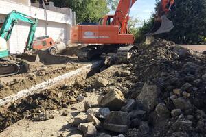 Tivat: Počeli radovi na izgradnji kanalizacije u Lastvi