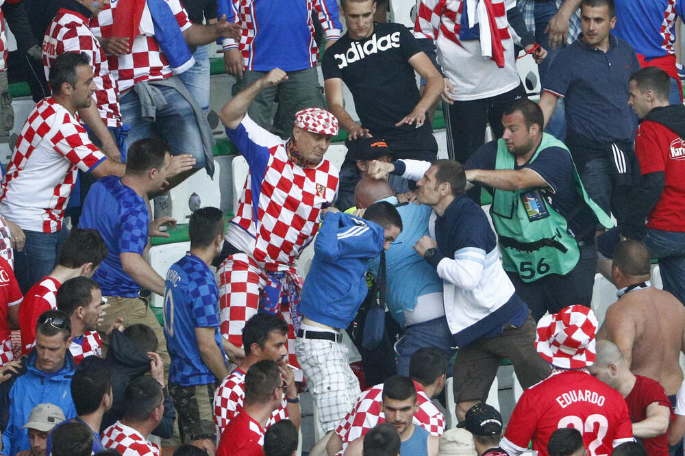 Hrvatski huligani, Foto: Reuters