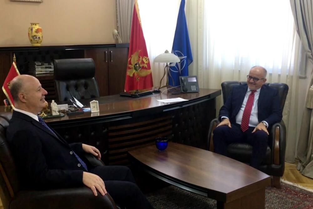 Cahi Hanegbi, Srđan Darmanović, Foto: Printscreen