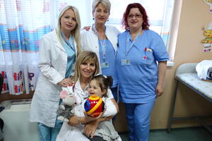 Podgorica: Mala Đurđa hiljadito dijete koje je vakcinisano u...