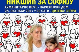 Humanitarni koncert u subotu: "Nikšić za Sofiju"