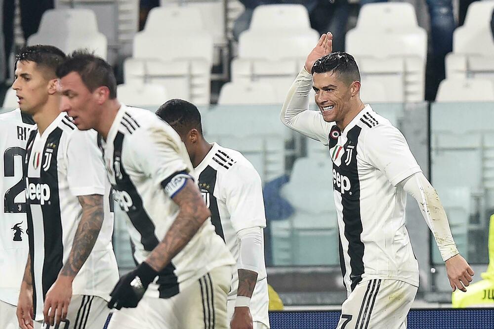 Ronaldo slavi gol protiv Parme, Foto: Alessandro Di Marco