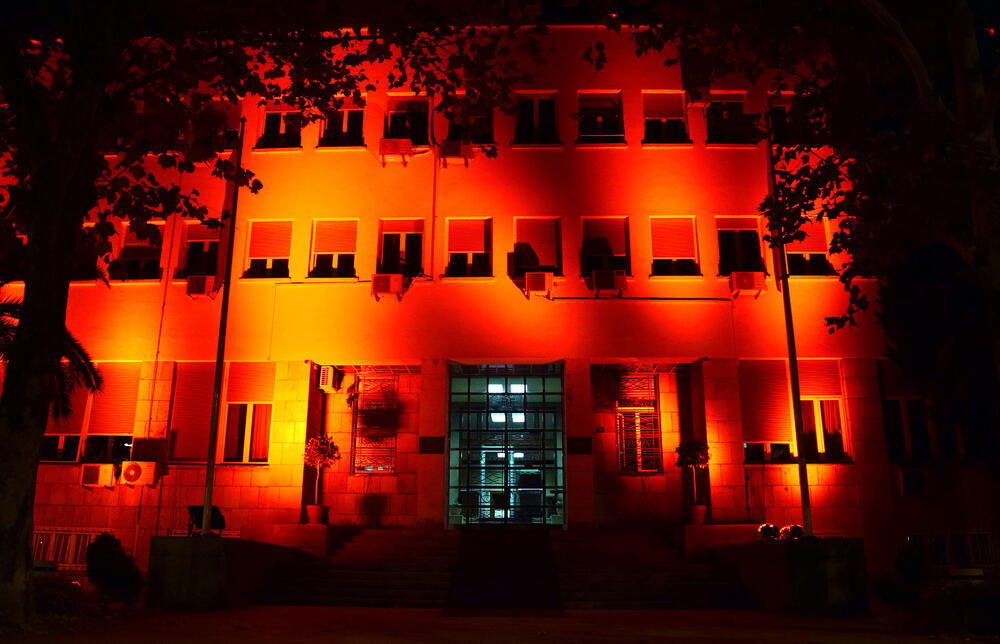 Skupština Crne Gore u crvenom