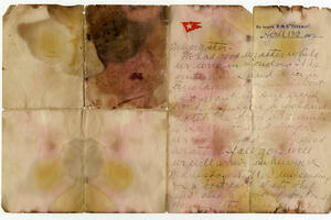 Posljednje pismo pronađeno na Titaniku prodato za 166.00 dolara