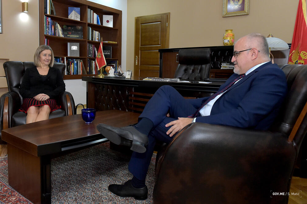 Srđan Darmanović, Elen Konvej-Mure, Foto: Vlada Crne Gore