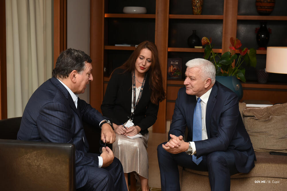 Žoze Manuel Baroso, Duško Marković, Foto: Vlada Crne Gore