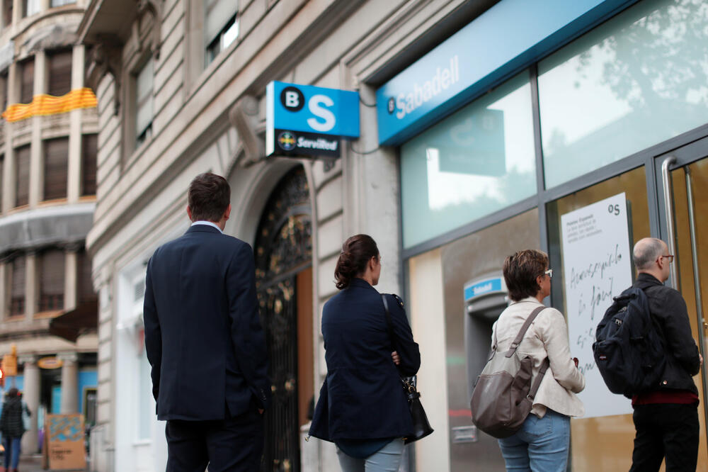 Barselona, banka, bankomat, Foto: Reuters