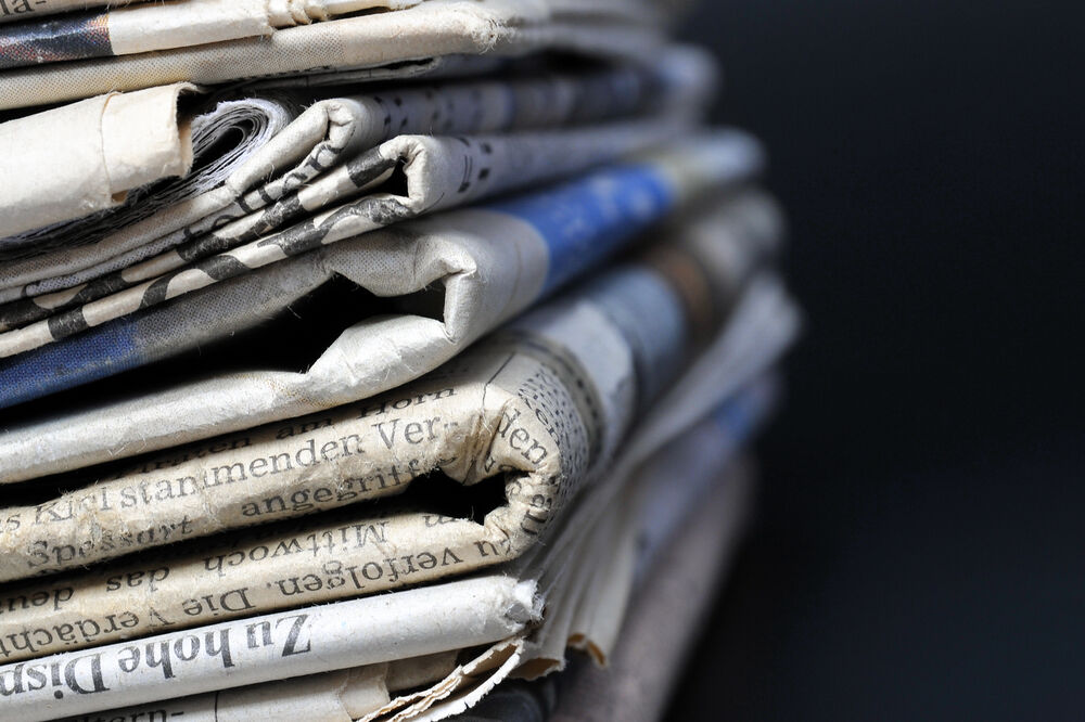 Novine, mediji, vremeplov, Foto: Shutterstock