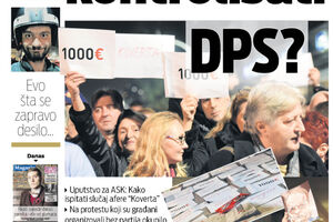 Naslovna strana "Vijesti" za 3. februar