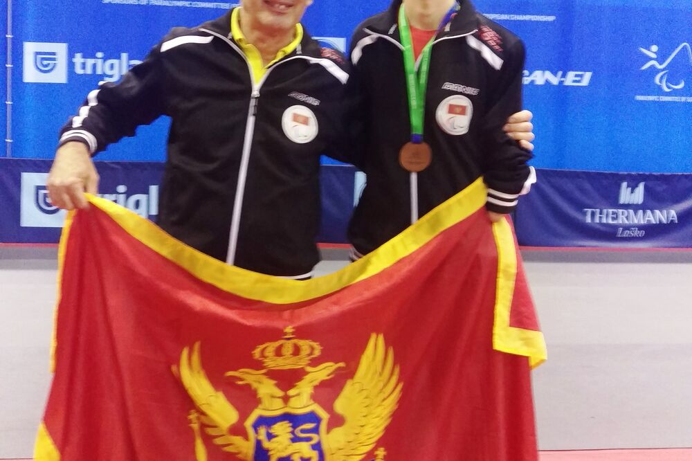 Nikolaj Lupulesku i Filip Radović, Foto: Paraolimpijski komitet Crne Gore