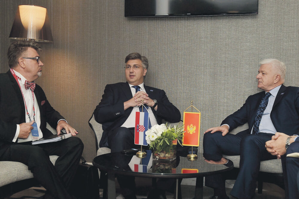 Andrej Plenković, Duško Marković, Foto: Gov.me