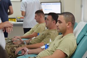 Pripadnici VCG dobrovoljno dali krv