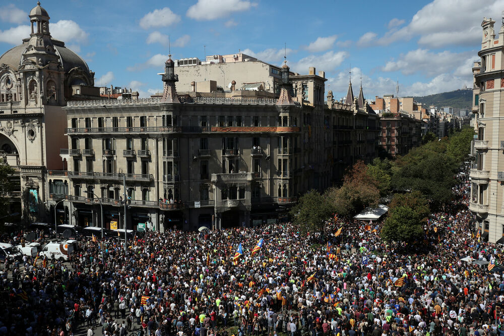 Katalonija protest, Foto: Reuters