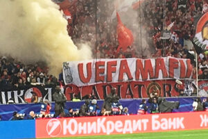 Spartak čeka kazna zbog transparenta "UEFA mafija"