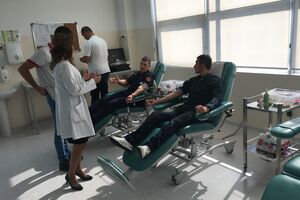 Akcija MUP-a i UP: 180 zaposlenih dobrovoljno dali krv