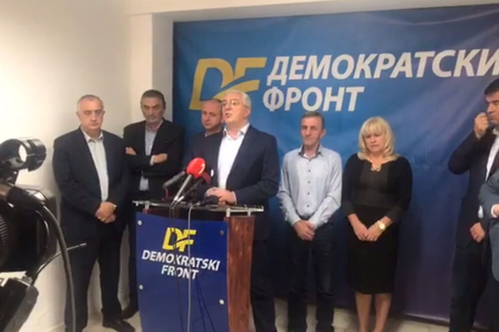 Demokratski front, Foto: Printscreen (YouTube)