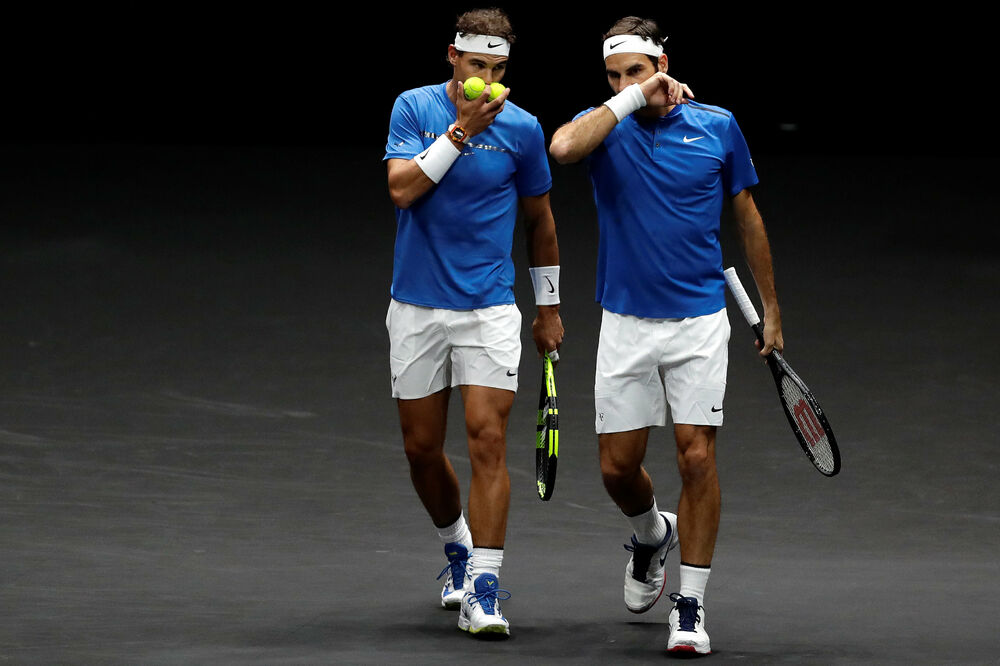 Nadal Federer, Foto: Reuters