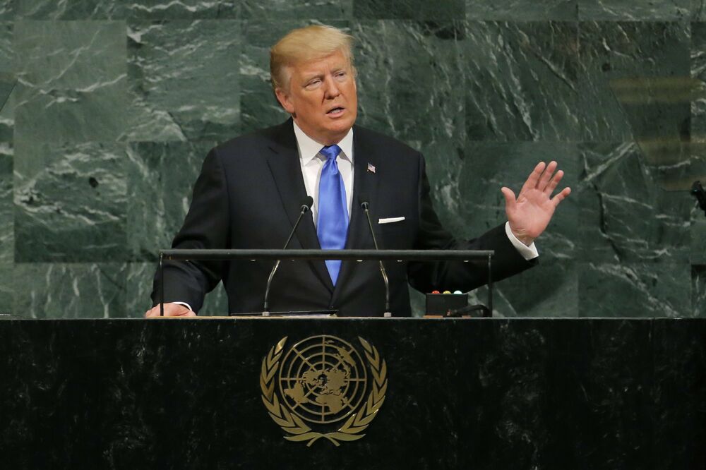 Donald Tramp, Generalna skupština UN, Foto: Reuters