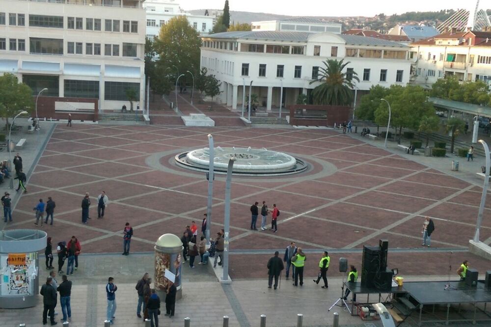 Podgorica trg, Foto: Srdan Kosović