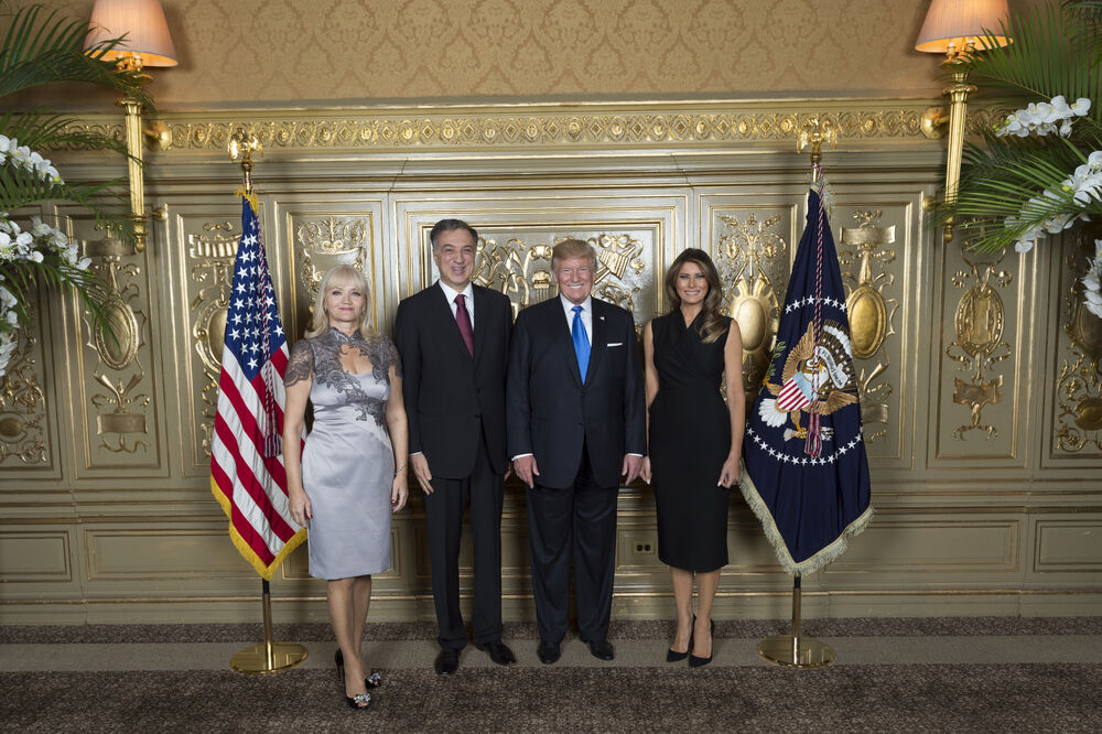Filip Vujanović, Donald Tramp, Foto: Kabinet predsjednika Crne Gore