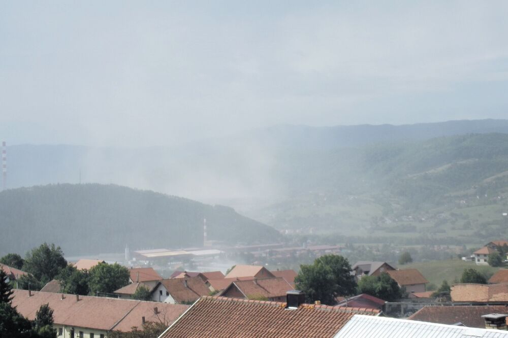 Pljevlja, prašina, Foto: Goran Malidžan