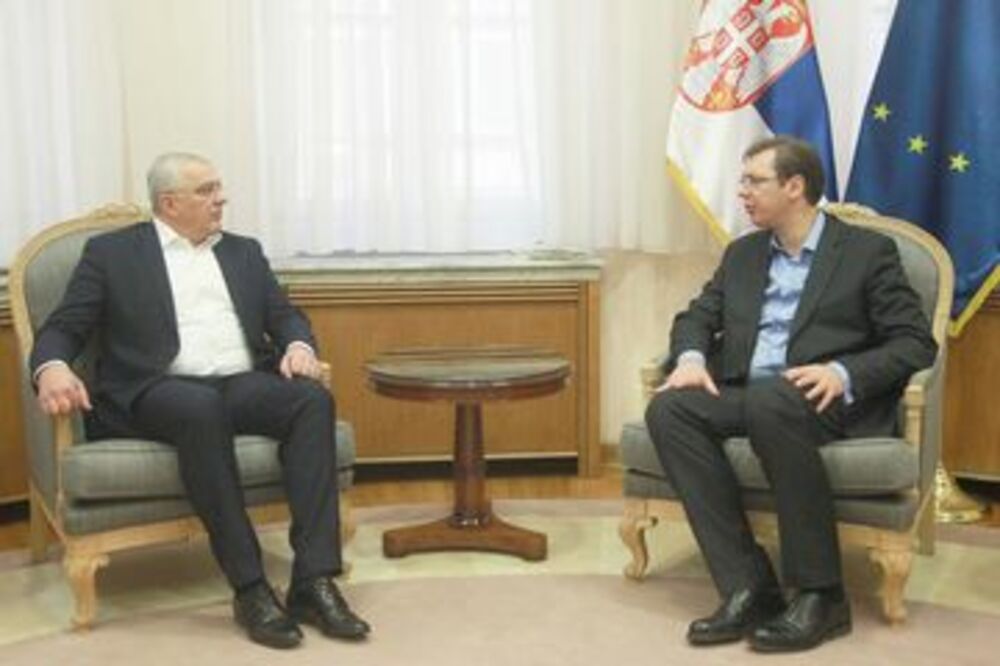 Andrija Mandić, Aleksandar Vučić, Foto: Vlada Srbije/Tanjug