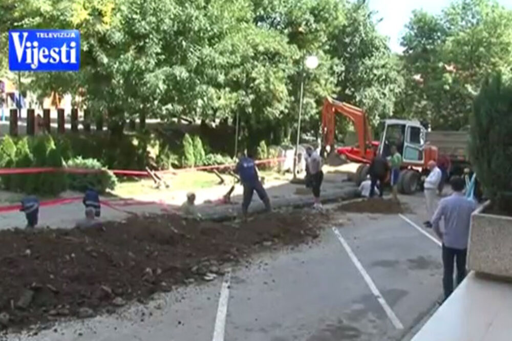 Bijelo Polje rekonstrukcija trga, Foto: Printscreen (YouTube)