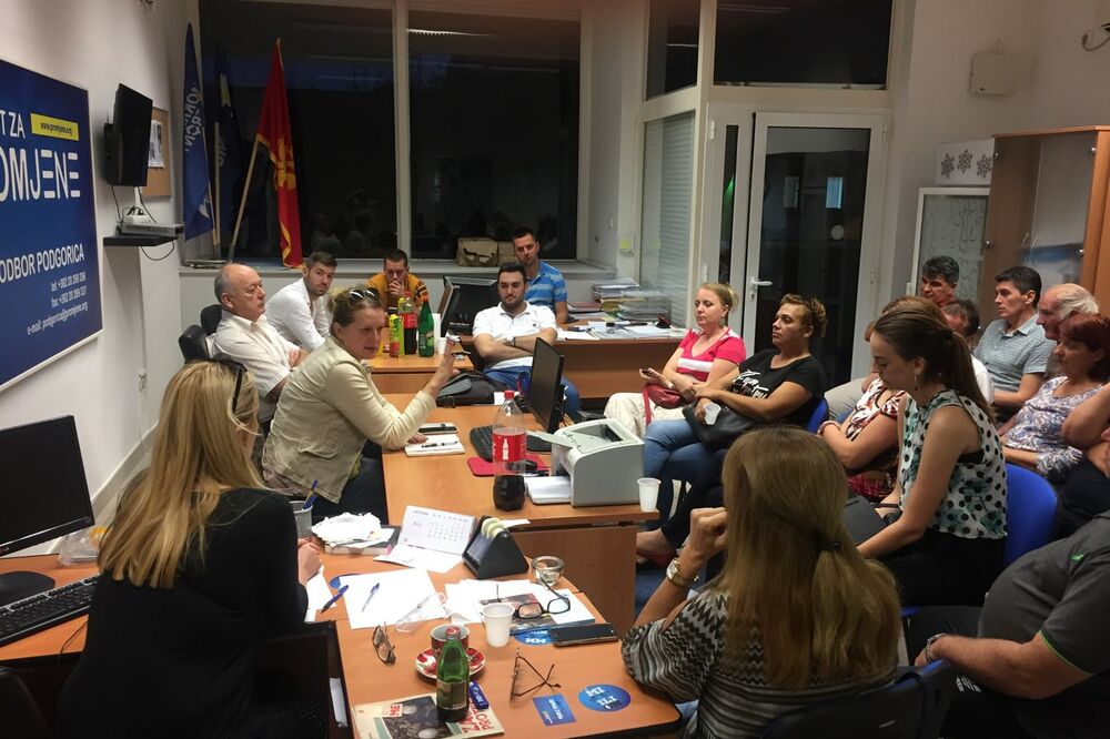 Pokret za promjene, Podgorica, Foto: PzP
