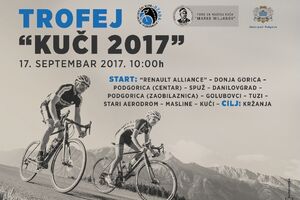 U nedjelju u Podgorici drumska trka Trofej „Kuči 2017”