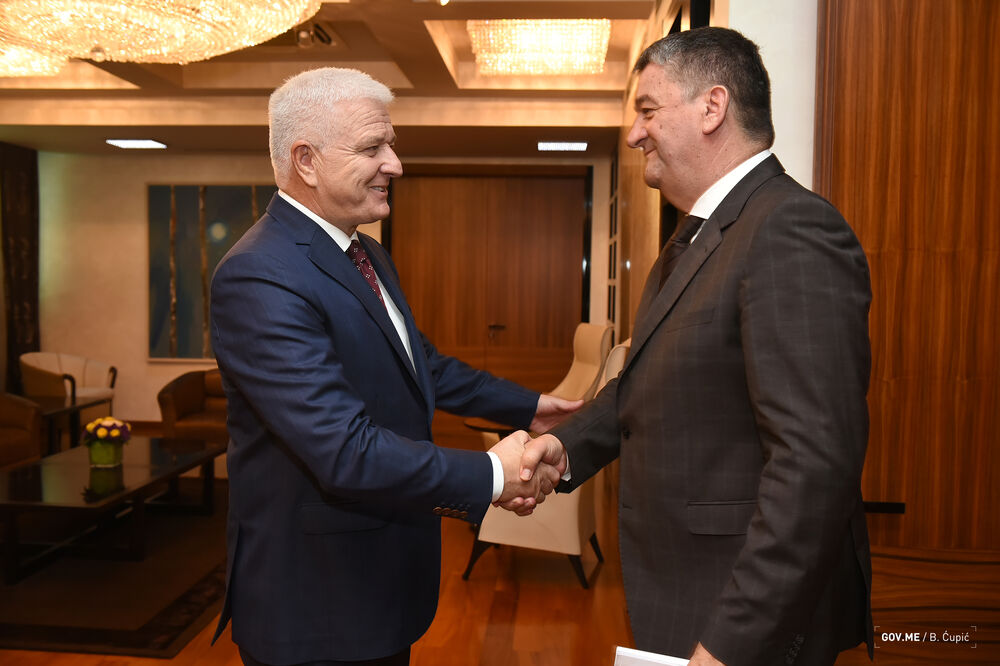 Duško Marković, Veselin Grbović, Radivoje Nikčević, Foto: Gov.me