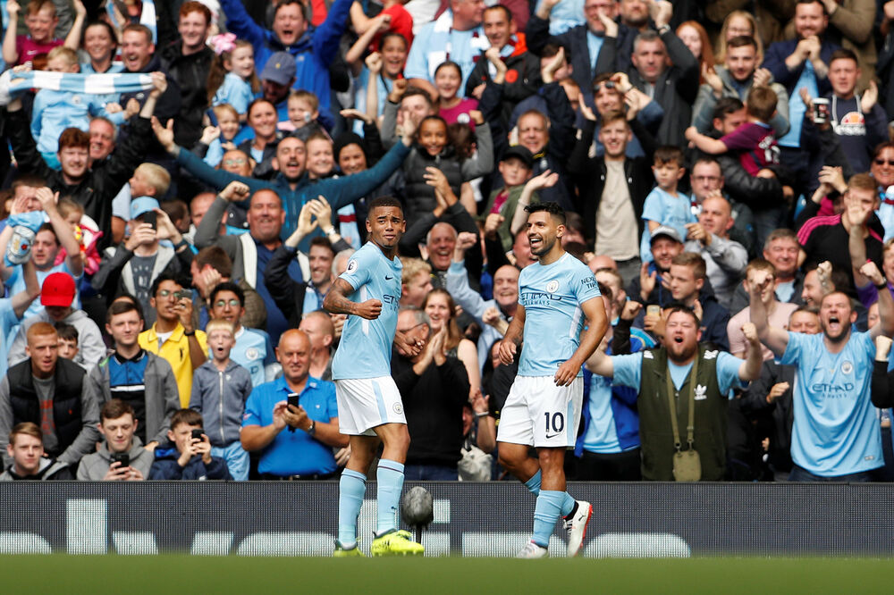 Serhio Aguero Gabrijel Žezus, Foto: Reuters