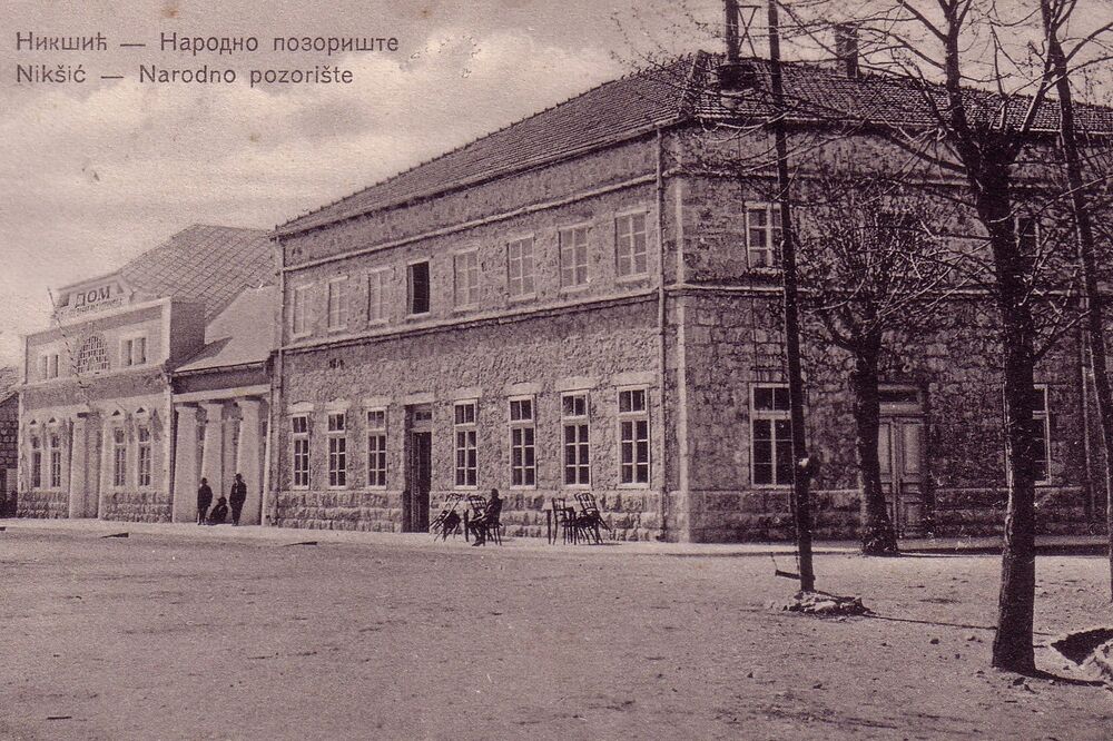 Staro zdanje Nikšićkog pozorišta, Foto: Kolekcija Boško Roganović