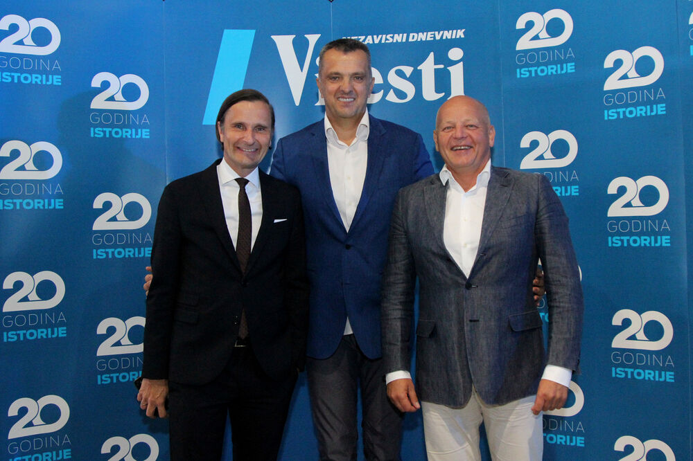Klaus Švajghofer, Željko Ivanović, Jaroslav Gora, Foto: Filip Roganović