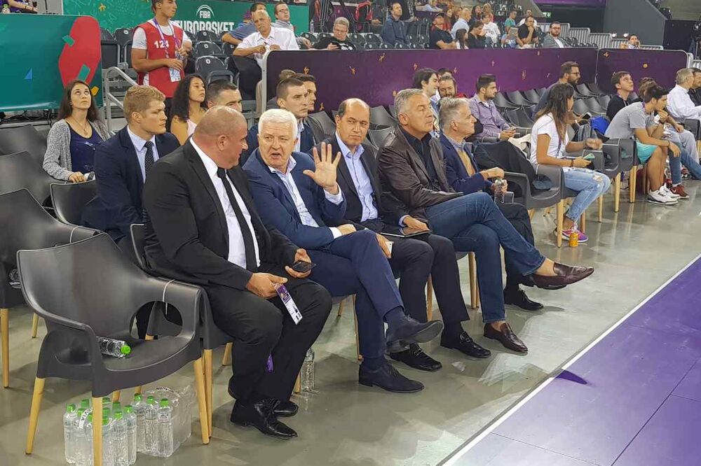 Milo Đukanović Duško Marković košarka, Foto: KSCG