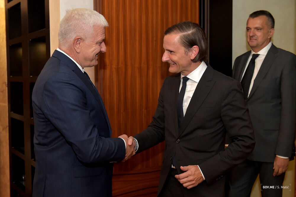 Duško Marković, Klaus Švajghofer, Foto: Gov.me